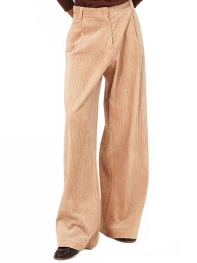 Sessun Paseo Corduroy Pants In Rose Tan In Brown