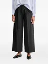 Sessun Pleated Wide-leg Trousers In Gray
