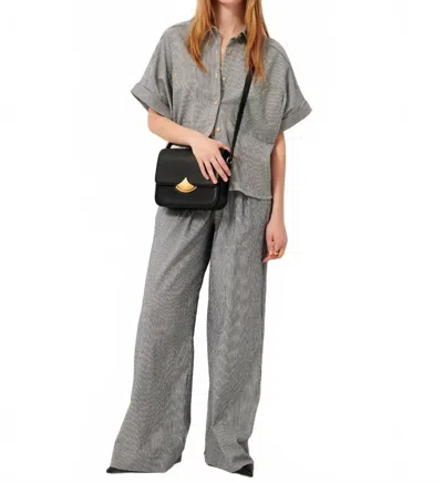 Sessun Ridooseer Pants In Coutil Blue In Gray