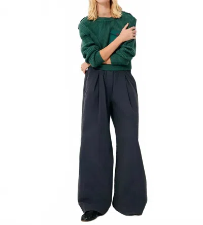 Sessun Ridye Wide-leg Pants In Bleu De China In Blue