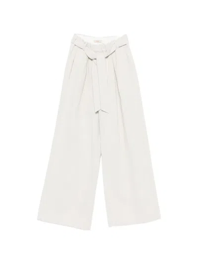 Sessun Rinim Tie Waist Trousers In Neutral
