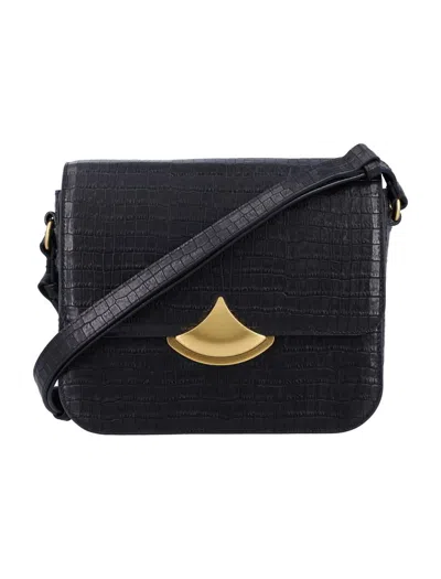 SESSUN SESSUN SESSÙN DIVILUZ E CROCODILE-PRINT LEATHER BOX BAG