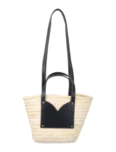Sessun Sessùn Divipa Small Basket Bag In Neutral