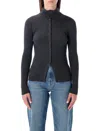 Sessun Shimoteka High Neck Buttoned Cardigan In Black