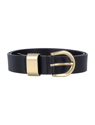 Sessun Sessùn Miloa Leather Belt In Blue