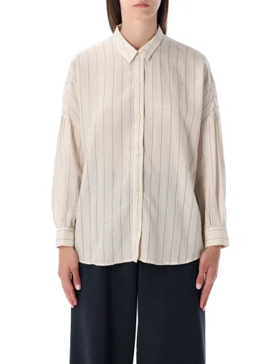 SESSUN SESSUN SESSÙN STRIPED COTTON LAWN SHIRT