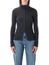 Sessun Shimoteka High Neck Buttoned Cardigan In Black