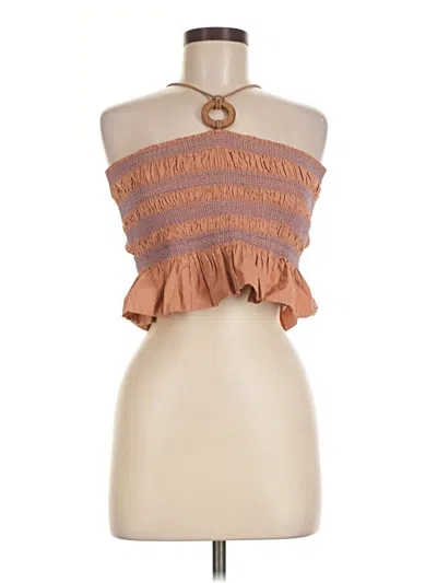 Pre-owned Sessun Sleeveless Blouse In Brown