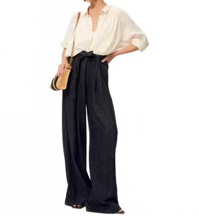 Sessun Stael Loose-fitting Shirt In Fleur De Sel In Black