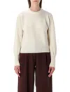Sessun Cropped Jumper In Stocking Stitch Knit