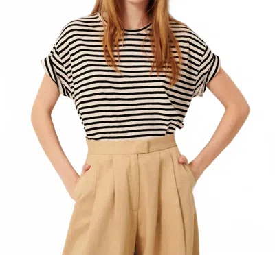 Sessun Tooli T-shirt In Sandblack In Black