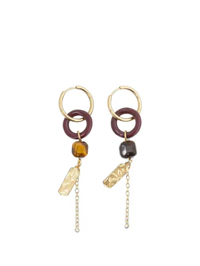 Sessun Toti Co Earrings In Gold