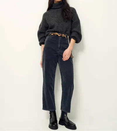 Sessun Velvet Cruise Corduroy Pants In Black