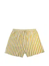 Sessun Vertical-stripe Drawstring Shorts In Multi
