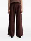 Sessun Wide-leg Trousers In Brown