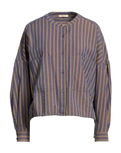 Sessun Woman Shirt Purple Size M Cotton