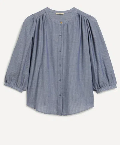 Sessun Women's A View Chambray Blue Blouse