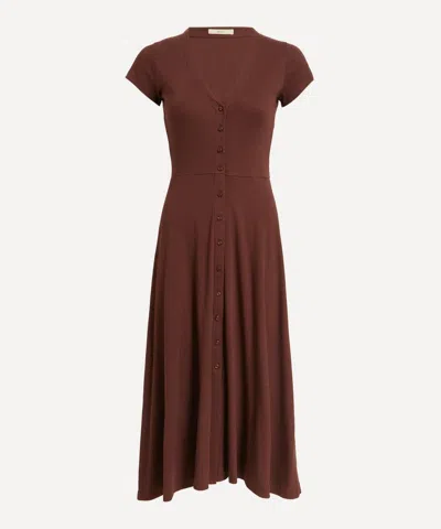 Sessun Women's Nea Burgundy Midi Dress