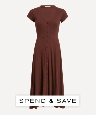 Sessun Women's Nea Burgundy Midi Dress