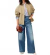 Sessun Worky Jacket In Riverside In Blue