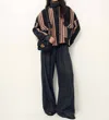 Sessun Yaletown Jacket In Granite Stripe