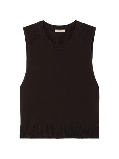 Sessun Ynoten Button-back Knitted Jumper In Brown