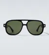 Sestini Aviator Sunglasses In Black