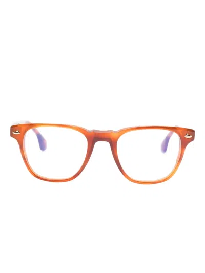 Sestini Eyewear Diciassette Glasses In Brown