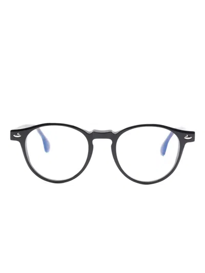 Sestini Eyewear Diciotto Round-frame Glasses In Black