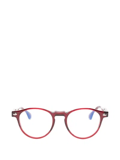 Sestini Eyewear Diciotto Round-frame Glasses In Red