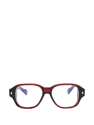 Sestini Eyewear 几何图案光学眼镜 In Red