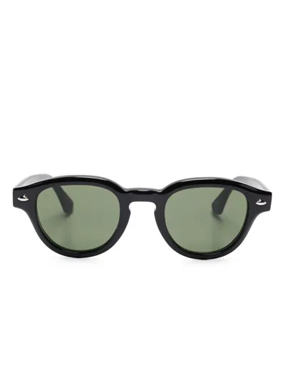Sestini Eyewear Sei E Mezzo Sunglasses In Black