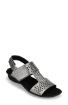 Sesto Meucci Elicia Slingback Sandal In Gunmetal