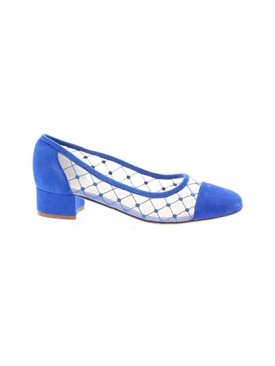 Pre-owned Sesto Meucci Heels In Blue