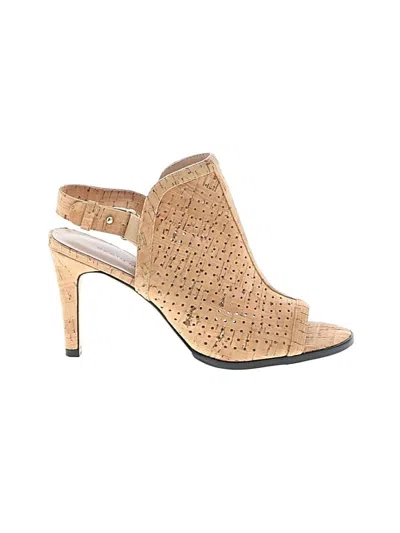 Pre-owned Sesto Meucci Sandals In Tan