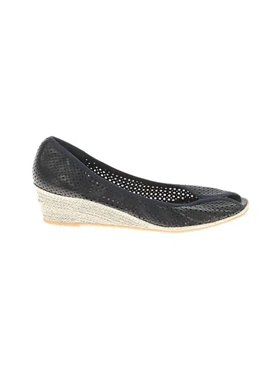 Pre-owned Sesto Meucci Wedges In Blue