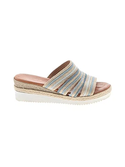 Pre-owned Sesto Meucci Wedges In Silver