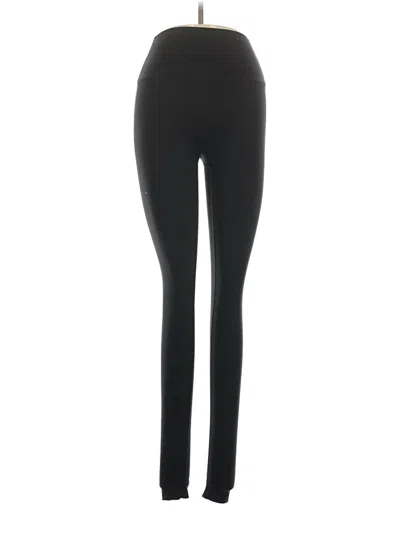 Pre-owned Set Active Active Pants In Black