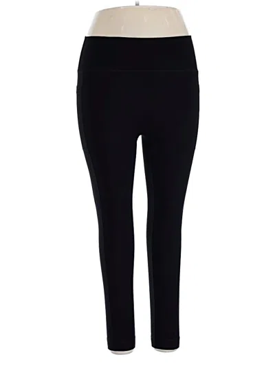 Pre-owned Set Active Active Pants In Black