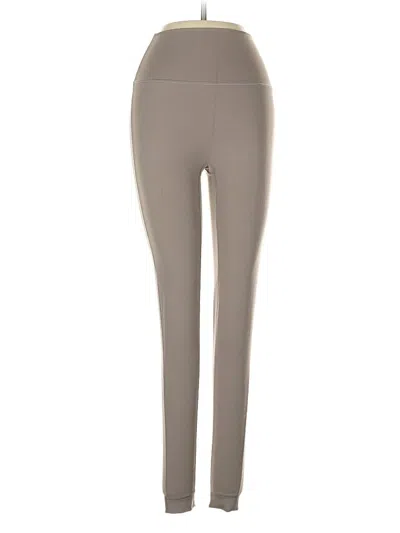 Pre-owned Set Active Active Pants In Brown