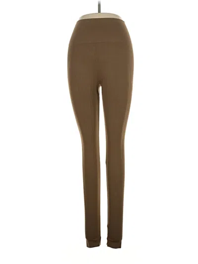 Pre-owned Set Active Active Pants In Brown
