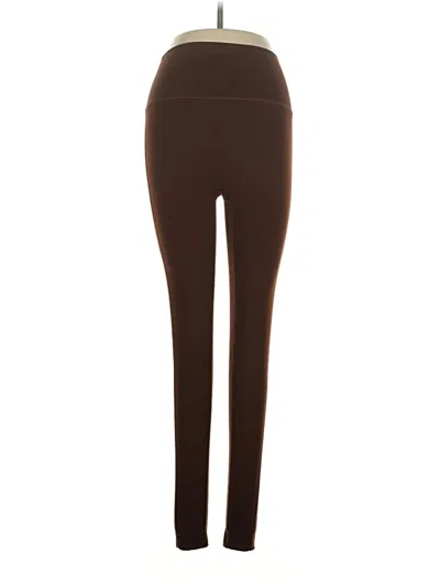 Pre-owned Set Active Active Pants In Brown