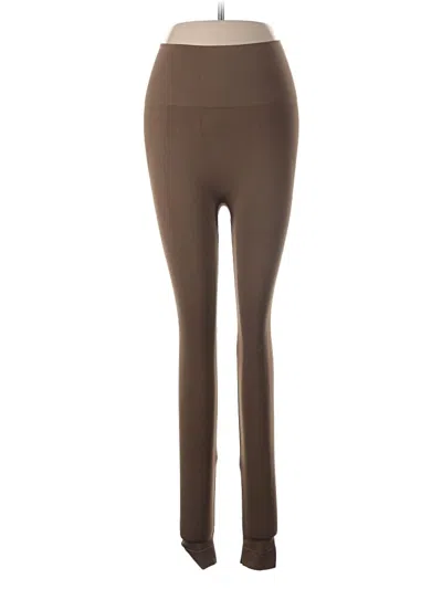Pre-owned Set Active Active Pants In Brown