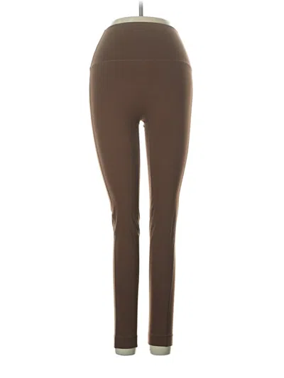 Pre-owned Set Active Active Pants In Brown