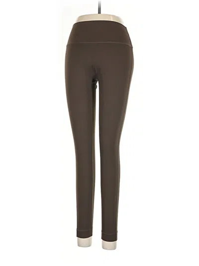 Pre-owned Set Active Active Pants In Brown
