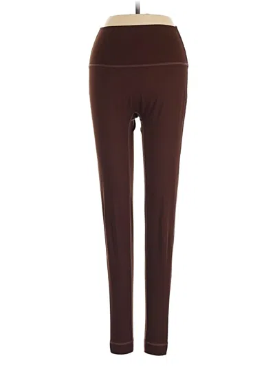 Pre-owned Set Active Active Pants In Brown