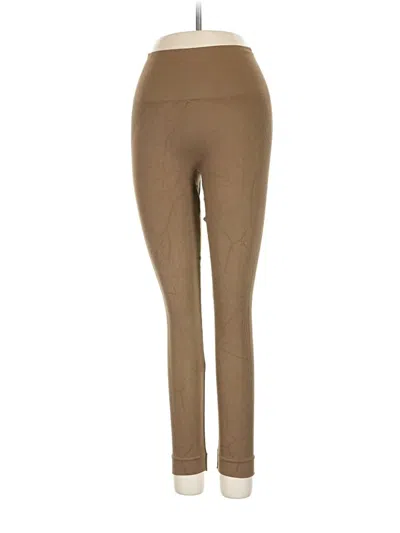 Pre-owned Set Active Active Pants In Brown