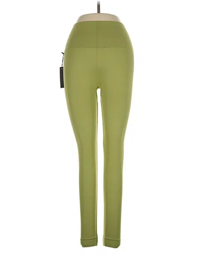 Pre-owned Set Active Active Pants In Green