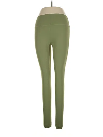Pre-owned Set Active Active Pants In Green