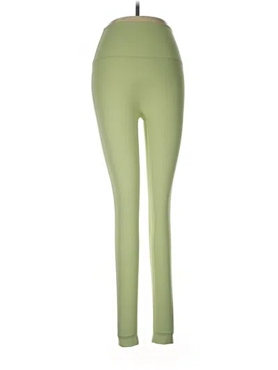 Pre-owned Set Active Active Pants In Green